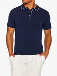 Ron Dorff Cotton Silk Polo With Buttons