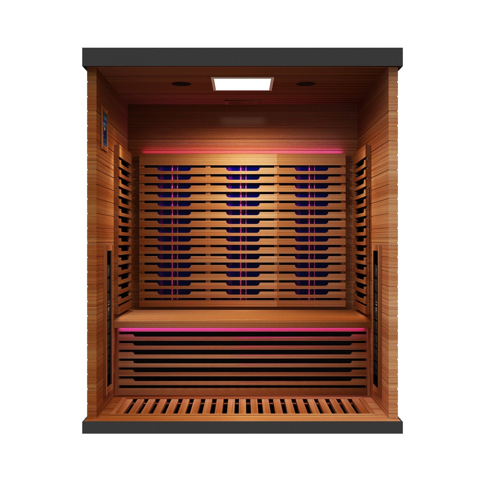 Matterhorn 3-Person Full Spectrum Infrared Sauna with Full-Body Medical-Grade Red Light Therapy & Smart WiFi App Control