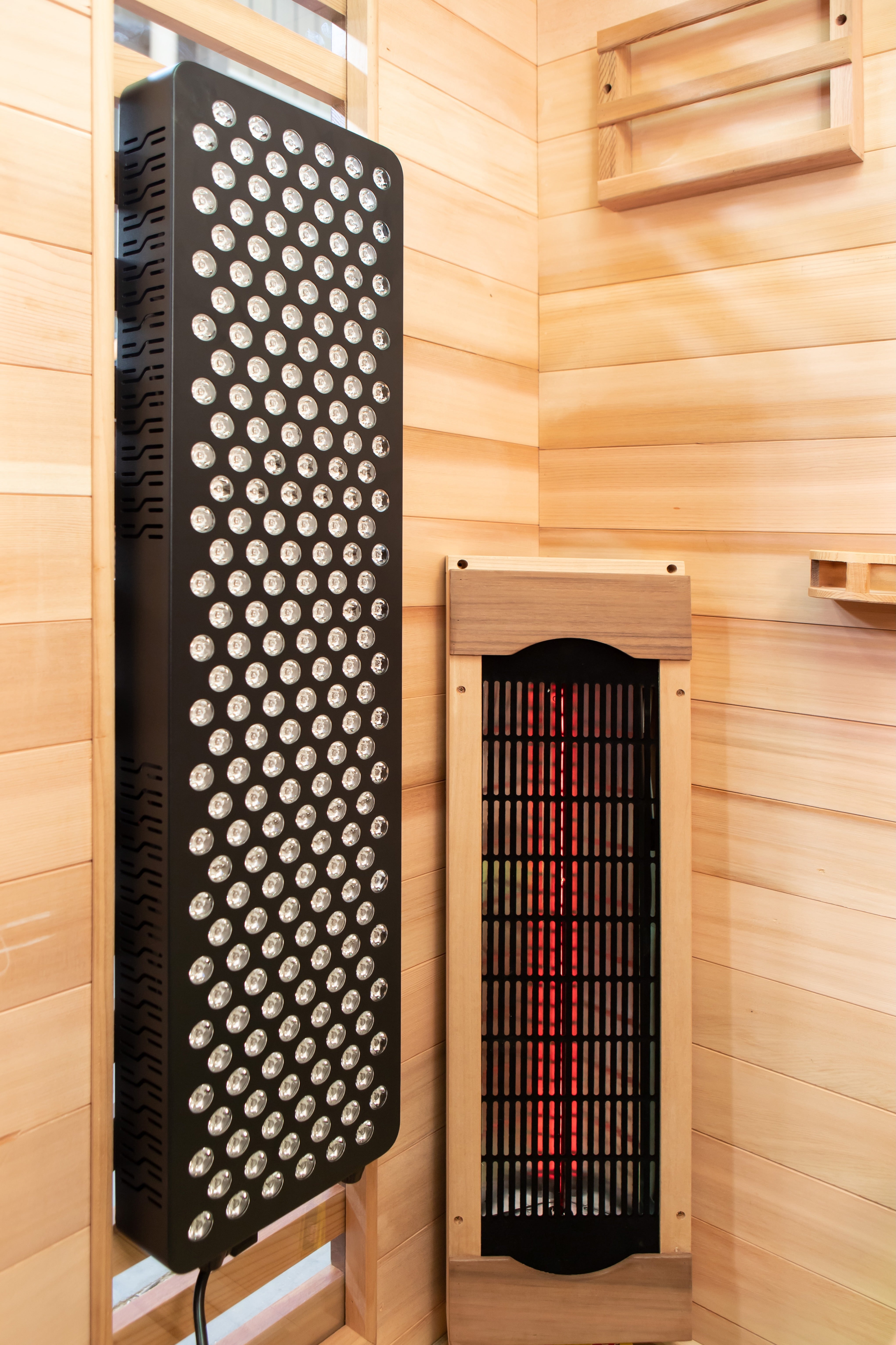 Fuji 2-Person Full Spectrum Infrared Sauna with Full-Body Medical-Grade Red Light Therapy & Smart WiFi App Control
