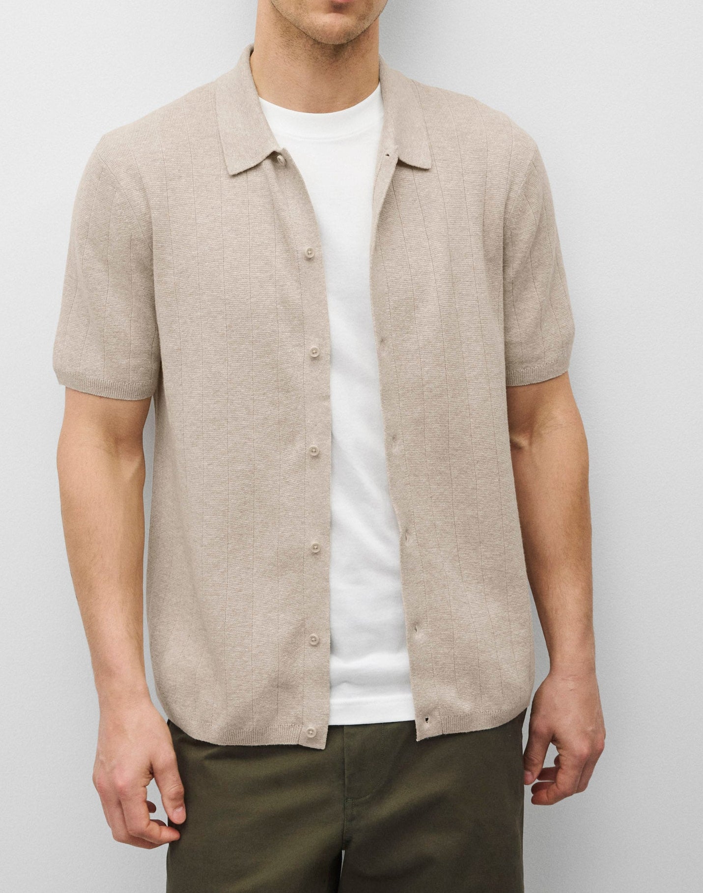Reigning Champ Cotton Linen Piazza Shirt