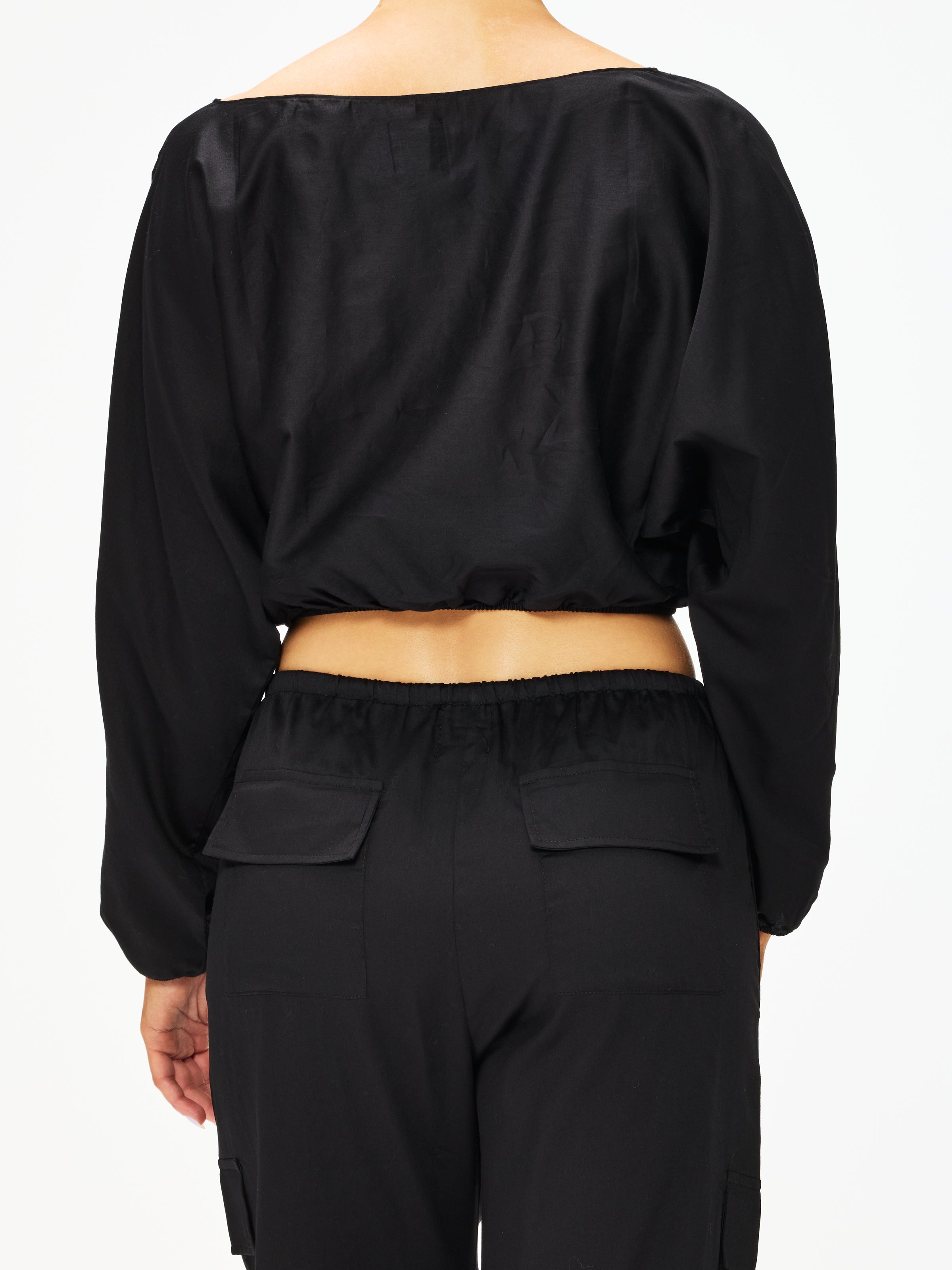 Leset Yoko Long Sleeve Blouson Top