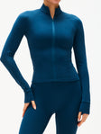 Adanola Ultimate Long Sleeve Zip Up Top