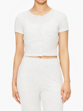 Leset Lauren Short Sleeve Cardigan