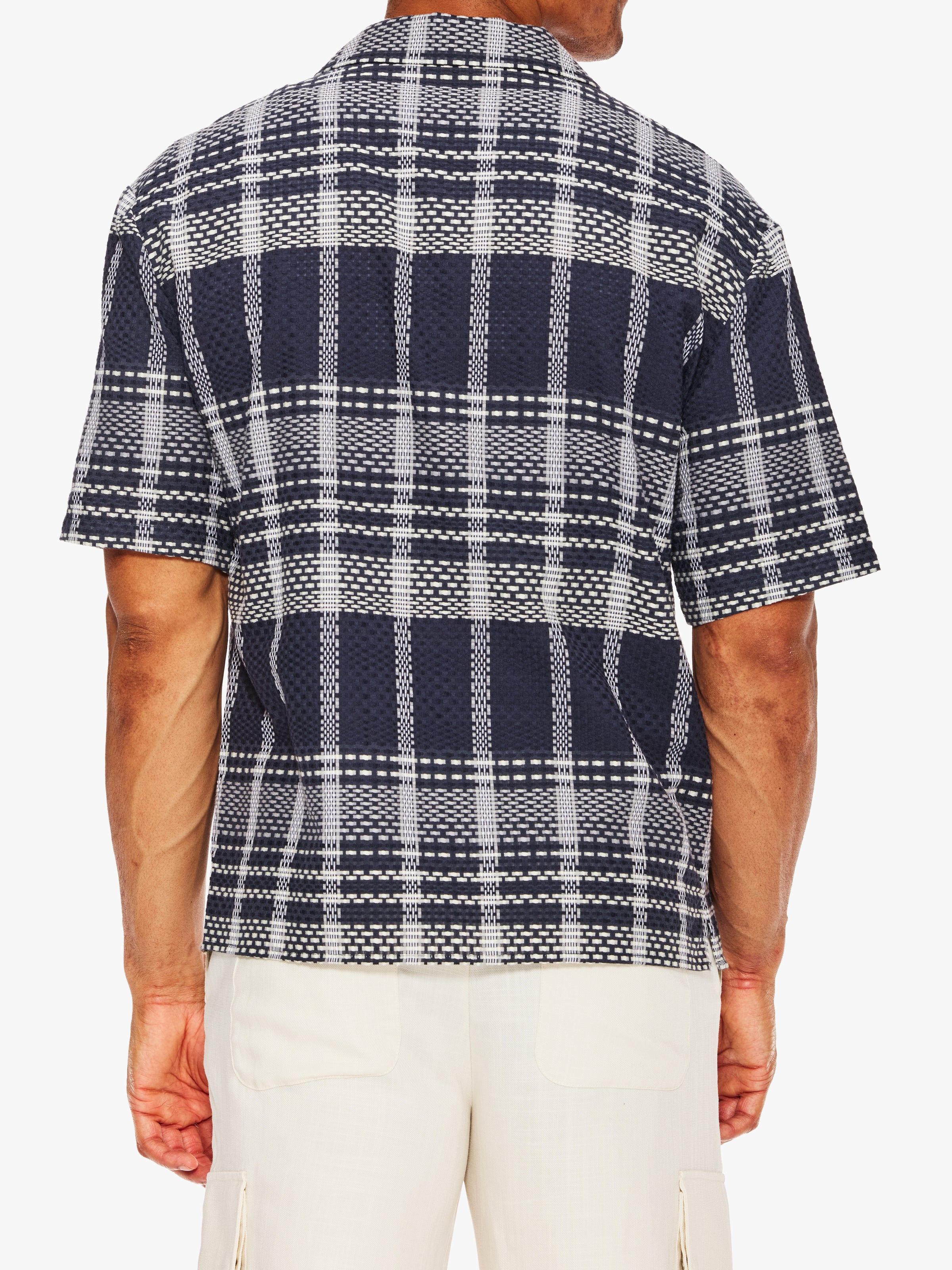 Krost Plaid Dash Bowling Shirt