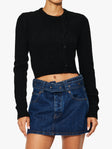 Nagnata Cable Knit Wool Cardigan