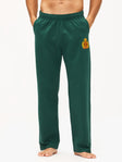 Sporty & Rich NY Crest Embroidered Wide Sweatpant
