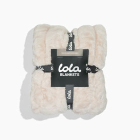 Lola Blankets Blanket Antique Ivory