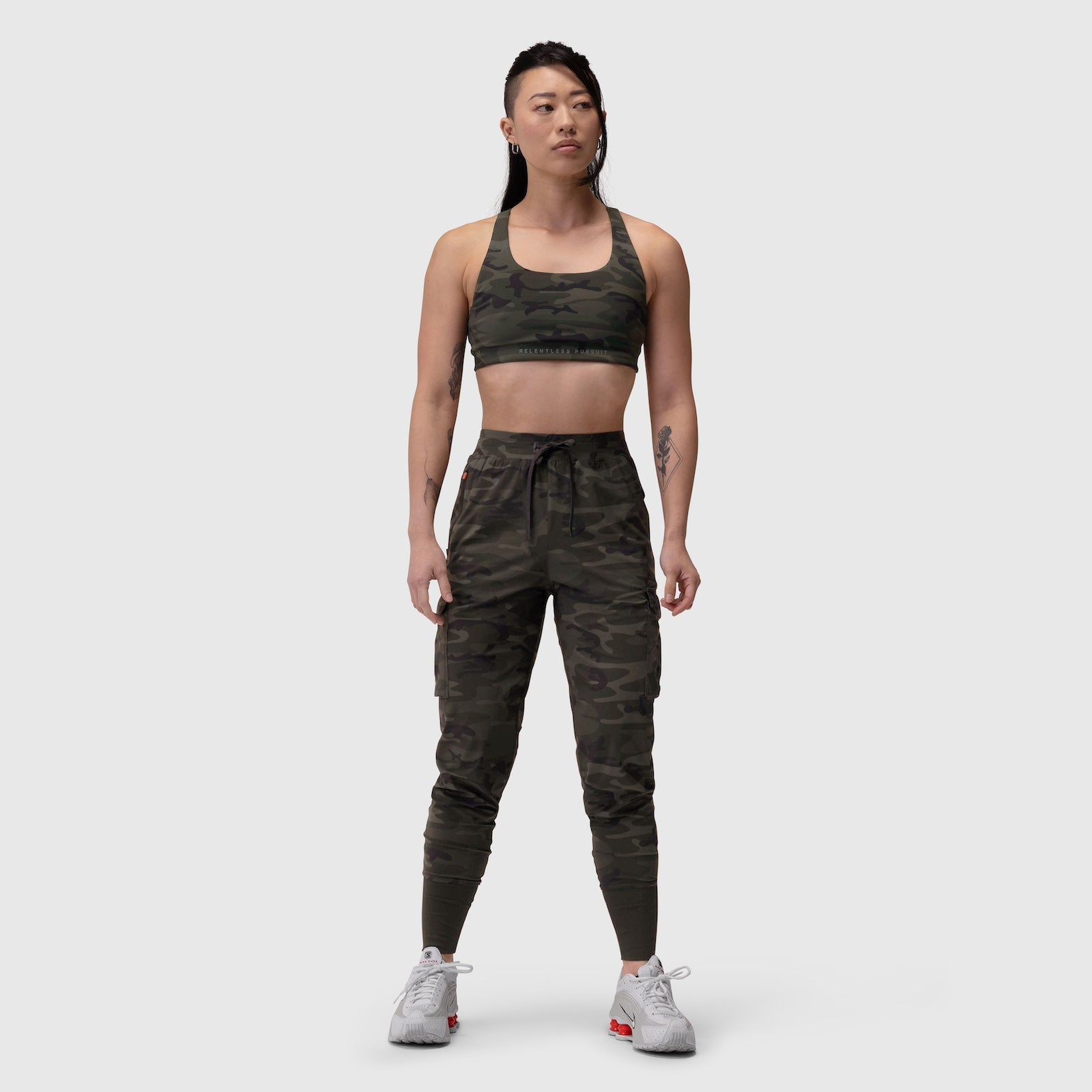 W032. Tetra-Lite® Cargo High Rib Jogger - Dark Camo