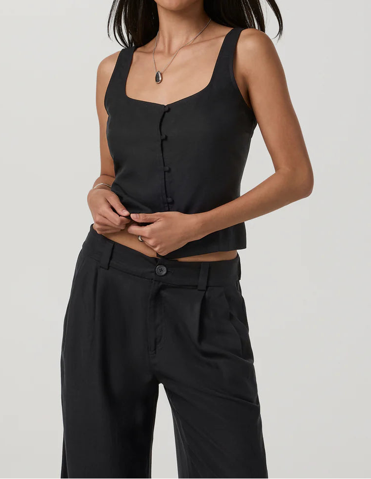 Vuori Trestles Twill Button Front Vest