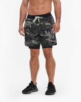 VUORI STOCKTON SHORT 6.5" - LINED - GREY CAMO