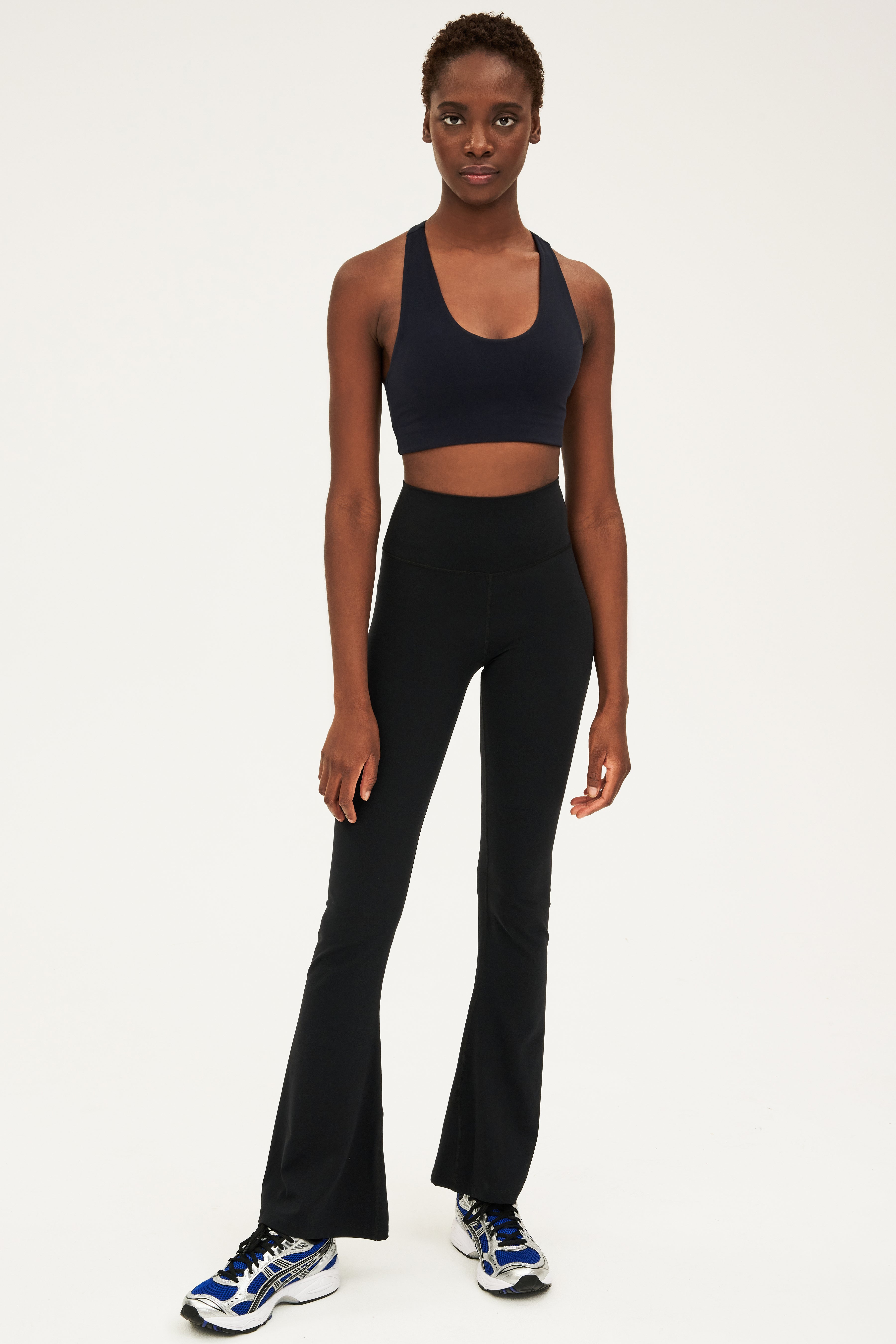 Raquel High Waist Airweight Flare - Black
